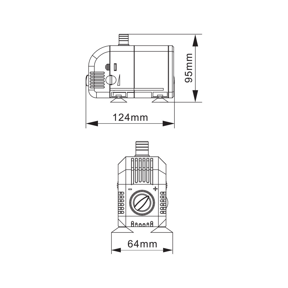 BluFlow Control 900 - Regelbare Vijverpomp - 20 watt