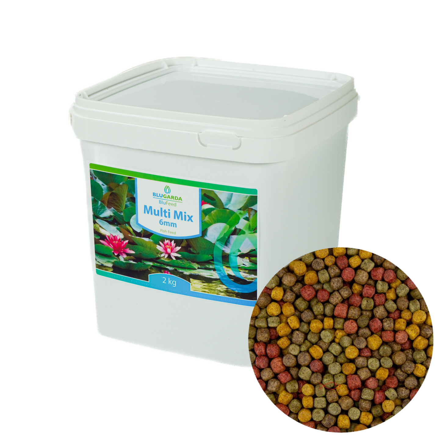 BluFeed - Fish Feed Pond - Multi Mix 6mm - 2kg