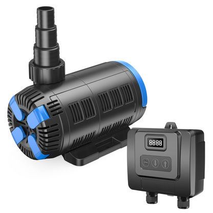 BluFlow 15,000 - Adjustable Pond Pump - 37-180 watts - Incl. Controller